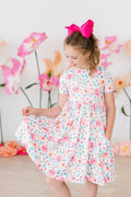 Rosettes S/S Pocket Twirl Dress by Mila & Rose ®