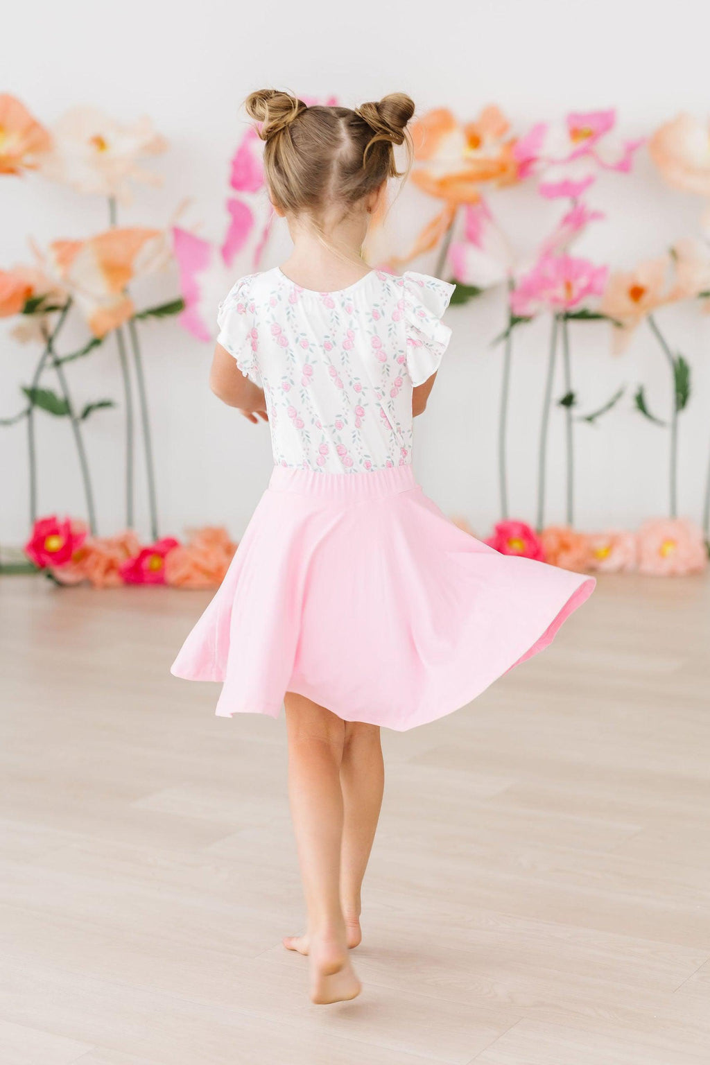Rosie Posie S/S Flutter Sleeve Leotard by Mila & Rose ®