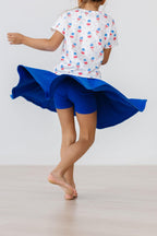 Royal Blue Twirl Skort by Mila & Rose ®