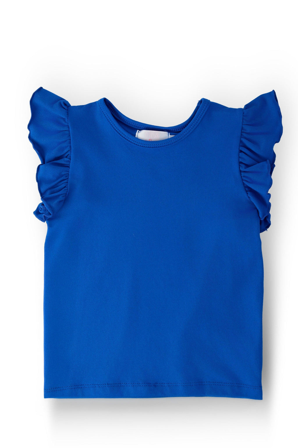 Royal Blue S/S Ruffle Tee by Mila & Rose ®