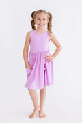 Bright Lilac Tank Pocket Twirl Dress by Mila & Rose ®