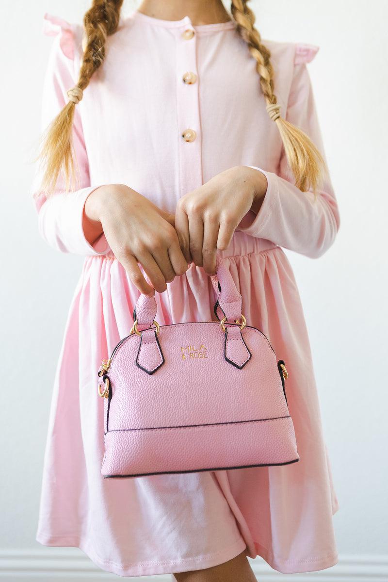 Bubblegum Pink Girl's Crossbody Purse by Mila & Rose ®