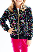 Confetti Velvet Sequin Jacket by Mila & Rose ®
