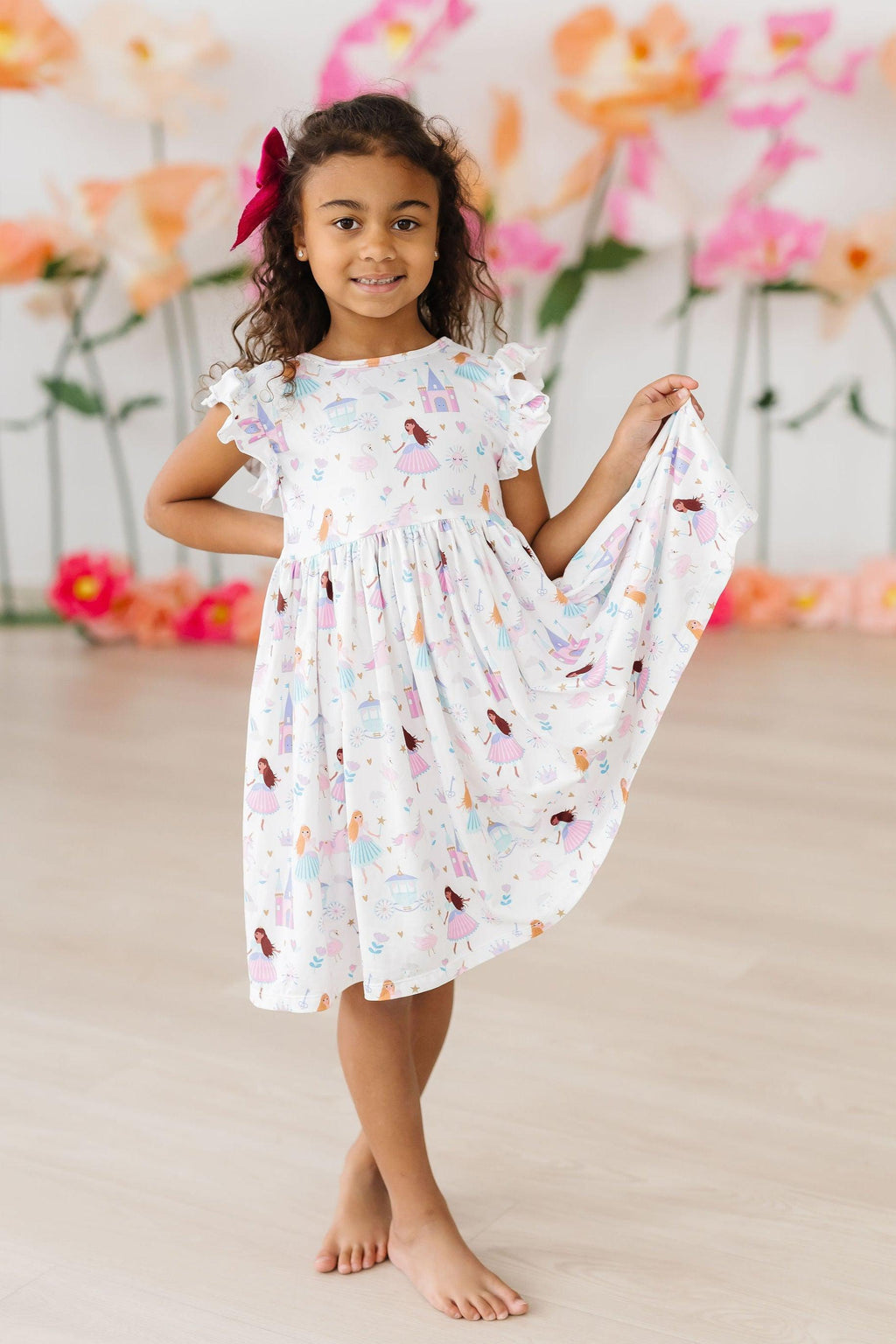Fairy Princess Flutter Sleeve Twirl Dress by Mila & Rose ®