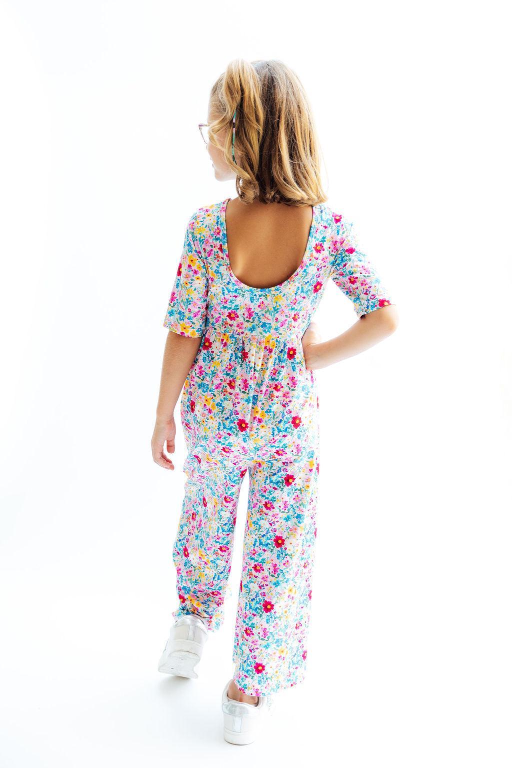 Fluttering Flowers Wide Leg Jumpsuit by Mila & Rose ®