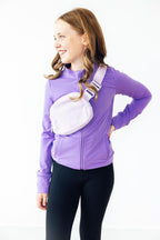 Lavender Fleece Belt Bag by Mila & Rose ®