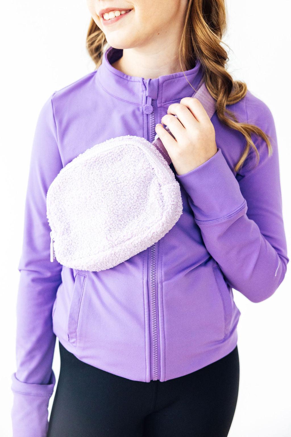 Lavender Fleece Belt Bag by Mila & Rose ®