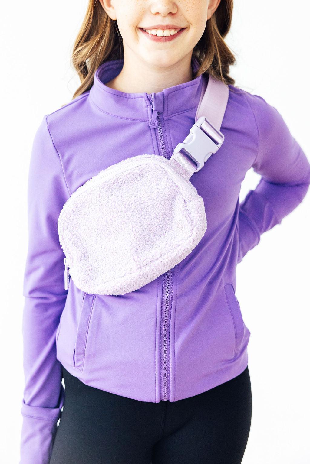 Lavender Fleece Belt Bag by Mila & Rose ®