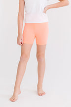 Neon Coral Twirl Shorts by Mila & Rose ®