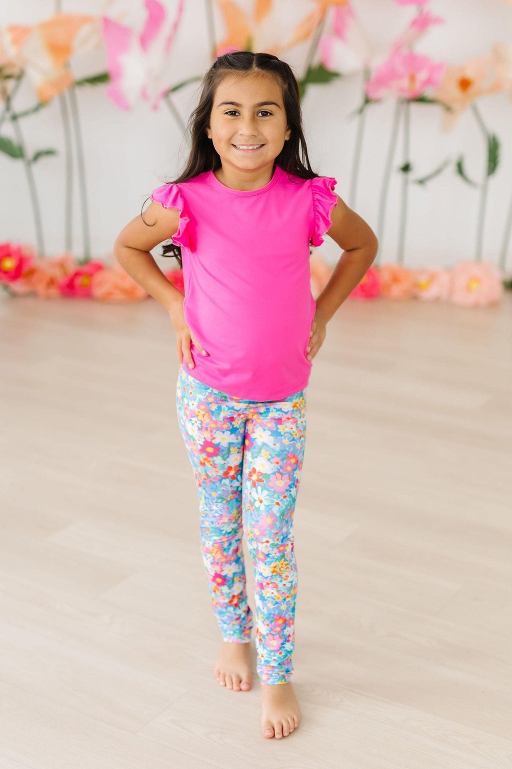 Preppy Floral Leggings by Mila & Rose ®