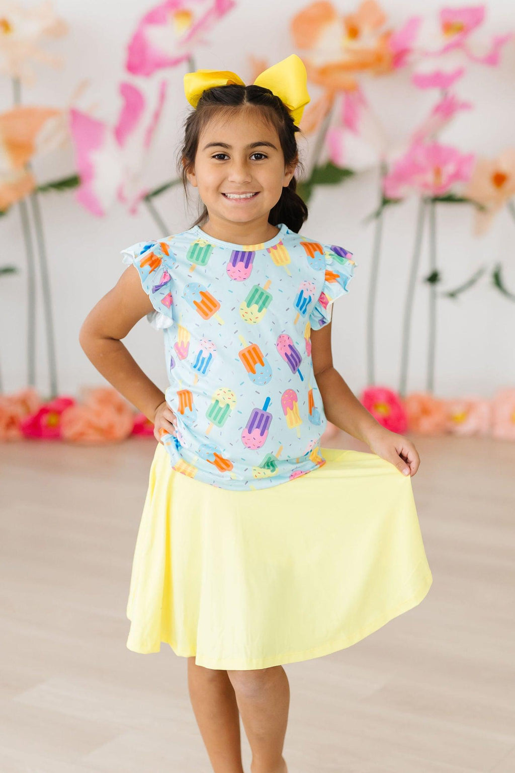 Sweet Treat S/S Ruffle Tee by Mila & Rose ®