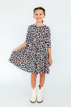 Wild One 3/4 Sleeve Pocket Twirl Dress by Mila & Rose ®