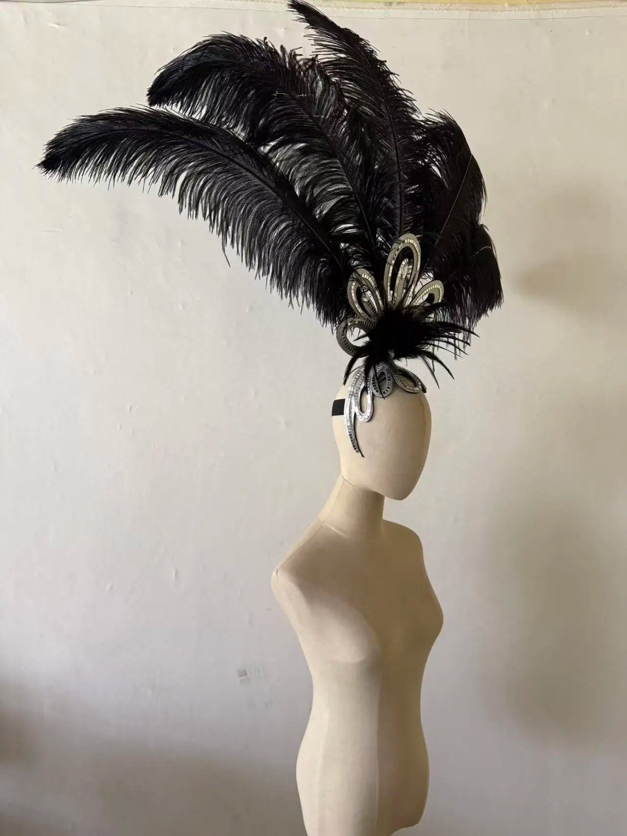 The Stardust Empress – Deluxe Feathered Samba & Carnival Crown by Stardust Starlets