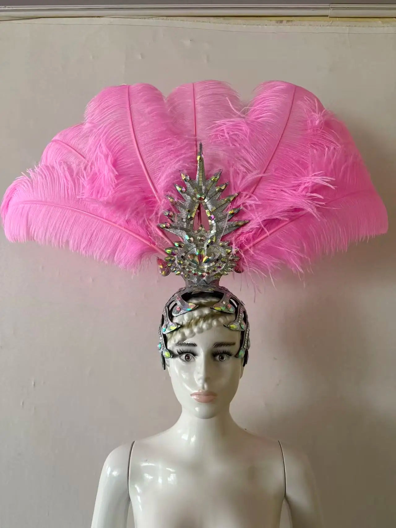 The Stardust Dionysia – Carnival & Samba Feathered Masque Ball Crown by Stardust Starlets