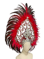 The Stardust Dionysia Masquerade Crown – Carnival & Ball Samba Headdress by Stardust Starlets