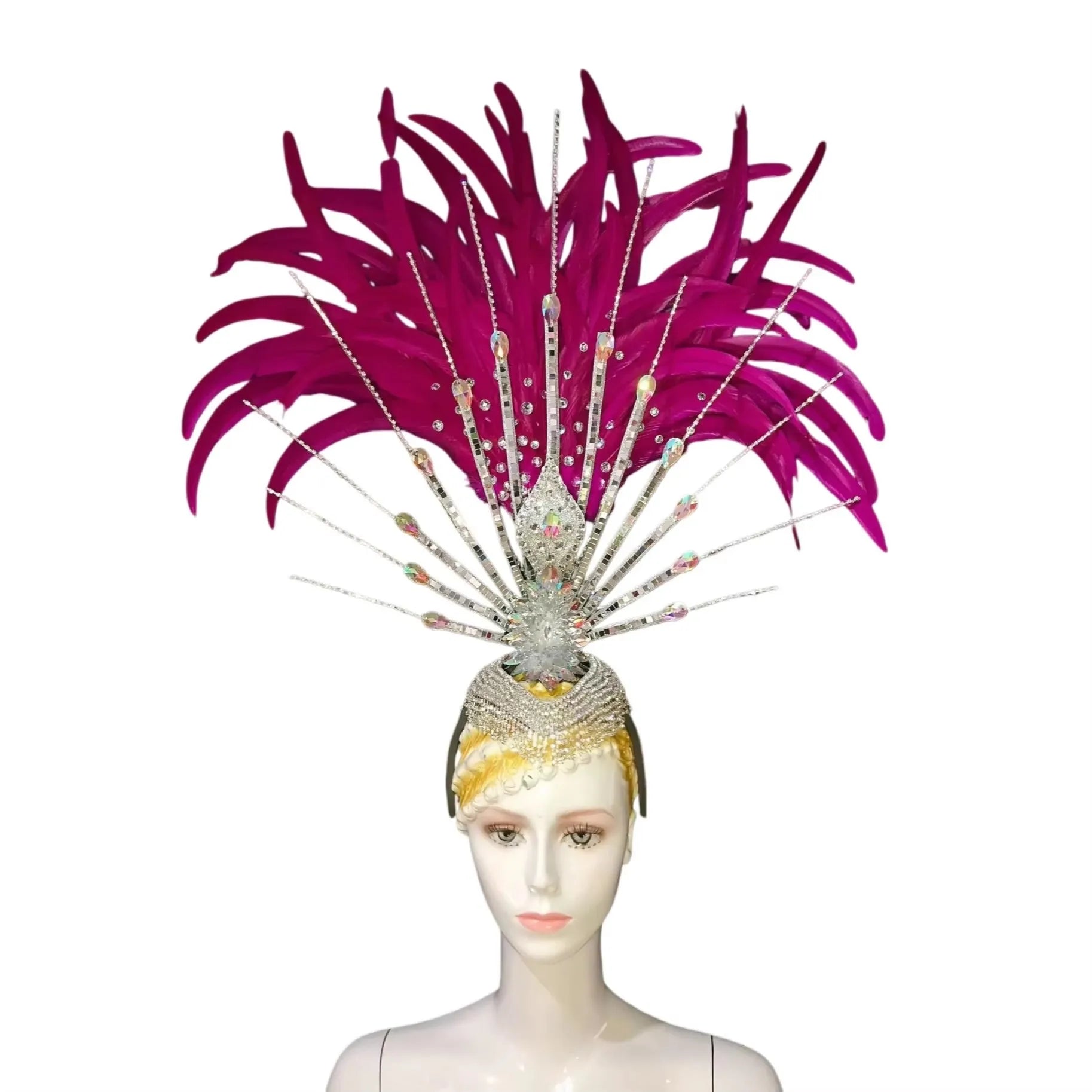 The Stardust Dionysia Masquerade Crown – Carnival & Ball Samba Headdress by Stardust Starlets
