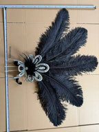 The Stardust Empress – Deluxe Feathered Samba & Carnival Crown by Stardust Starlets