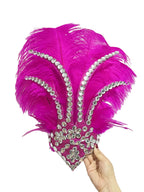 The Stardust Dionysia – Classic Feathered Samba Carnival & Masque Crown by Stardust Starlets