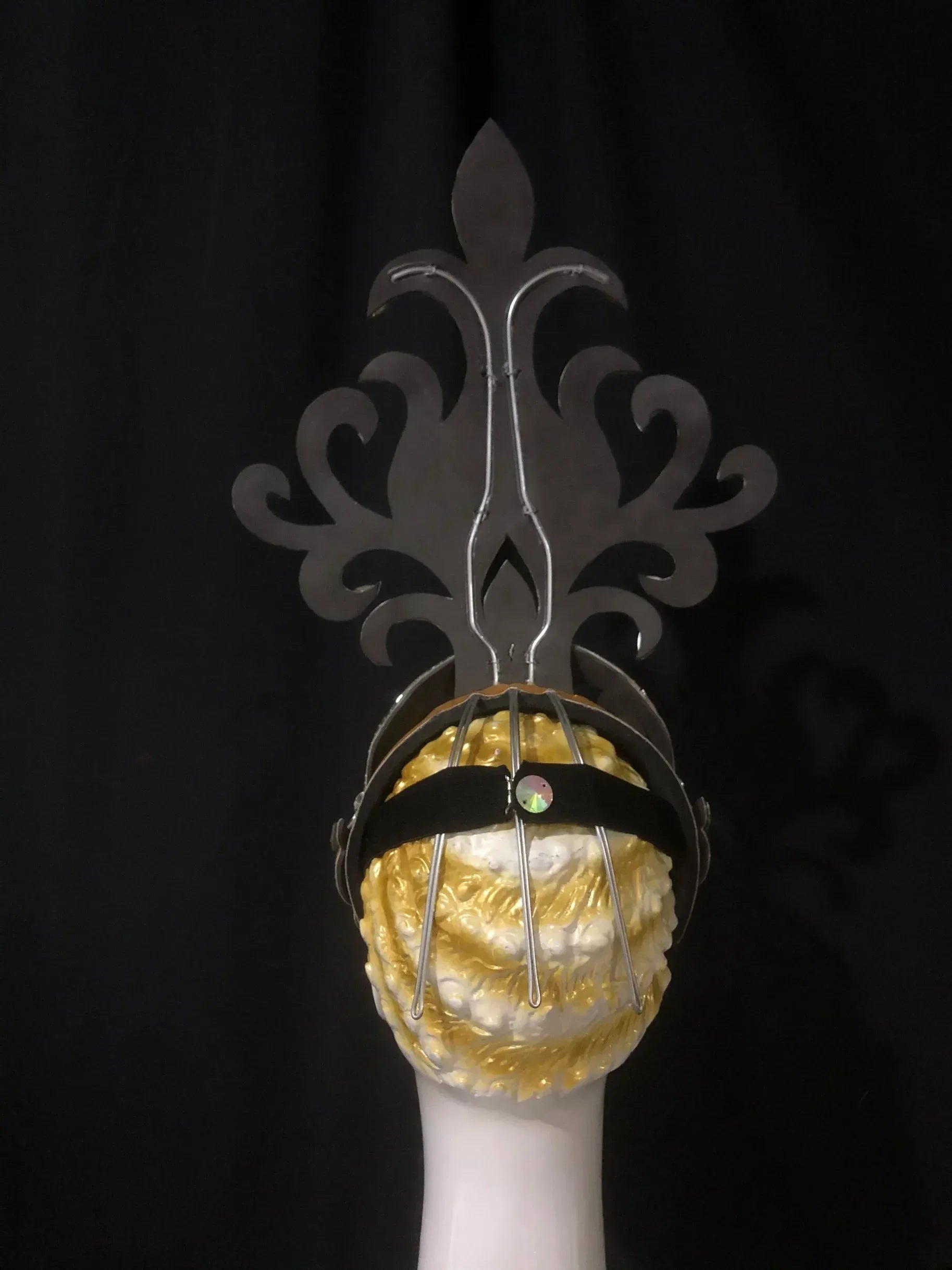 The Stardust Wings of Radiance – Deluxe Feathered Samba & Carnival Crown by Stardust Starlets
