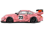 2020 RWB Bodykit #23 "Pink Pig" Pink with Graphics 1/18 Diecast Model Car by Solido