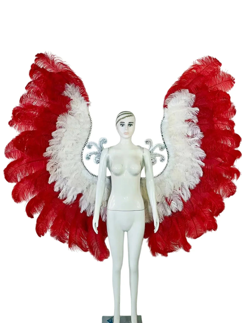 The Stardust Phoenix Wings – Deluxe Feathered Samba Backpiece & Stage Wings by Stardust Starlets