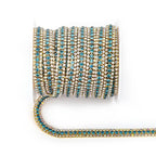 The Stardust Triple Crown – 3-Row Glass Crystal Rhinestone Cup Chain Trim by Stardust Starlets