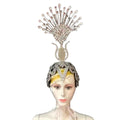 The Stardust Aurora – Premium Feathered Samba Carnival Headdress by Stardust Starlets