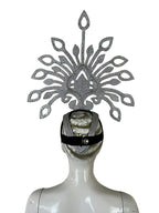 The Stardust Dionysia – Silver Starburst Carnival & Masque Ball Crown by Stardust Starlets