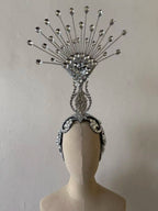 The Stardust Aurora – Premium Feathered Samba Carnival Headdress by Stardust Starlets