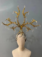The Stardust Wings of Radiance – Deluxe Feathered Samba & Carnival Crown by Stardust Starlets