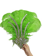 The Stardust Dionysia – Classic Feathered Samba Carnival & Masque Crown by Stardust Starlets