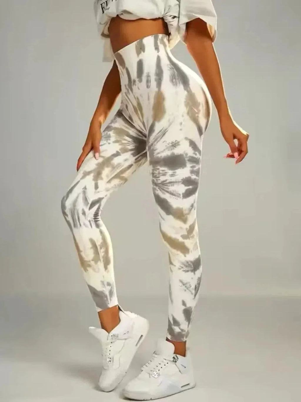🧘‍♀️ Tie-Dye Seamless High-Waist Scrunch Butt Leggings by FitiqueFit