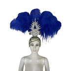 The Stardust Dionysia – Carnival & Samba Feathered Masque Ball Crown by Stardust Starlets