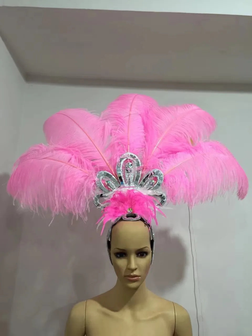 The Stardust Empress – Deluxe Feathered Samba & Carnival Crown by Stardust Starlets