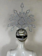 The Stardust Dionysia – Silver Starburst Carnival & Masque Ball Crown by Stardust Starlets