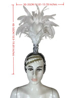 The Stardust Empress – Deluxe Feathered Samba & Carnival Crown by Stardust Starlets