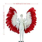 The Stardust Phoenix Wings – Deluxe Feathered Samba Backpiece & Stage Wings by Stardust Starlets