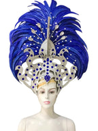 The Stardust Dionysia Masquerade Crown – Carnival & Ball Samba Headdress by Stardust Starlets
