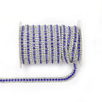 The Stardust Triple Crown – 3-Row Glass Crystal Rhinestone Cup Chain Trim by Stardust Starlets