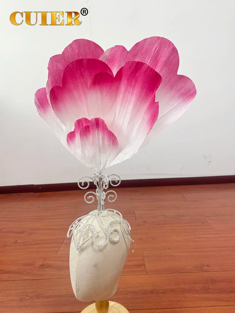 The Stardust Empress Blossom – Deluxe Crystal & Feather Carnival Headpiece Hair Jewelry by Stardust Starlets