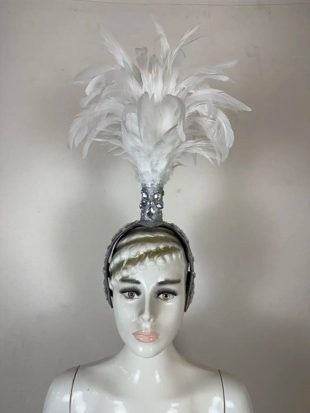 The Stardust Empress – Deluxe Feathered Samba & Carnival Crown by Stardust Starlets