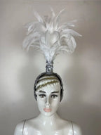 The Stardust Empress – Deluxe Feathered Samba & Carnival Crown by Stardust Starlets
