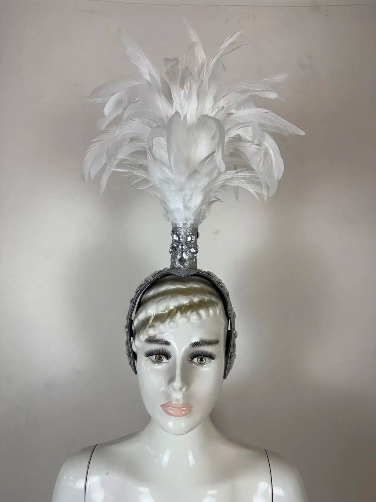 The Stardust Empress – Deluxe Feathered Samba & Carnival Crown by Stardust Starlets