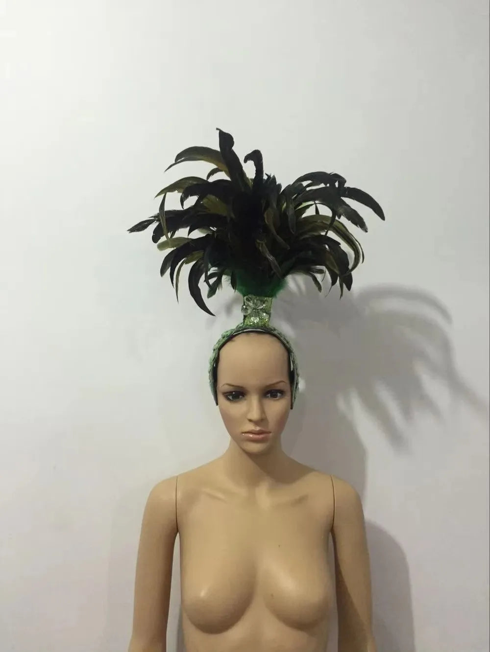 The Stardust Empress – Deluxe Feathered Samba & Carnival Crown by Stardust Starlets