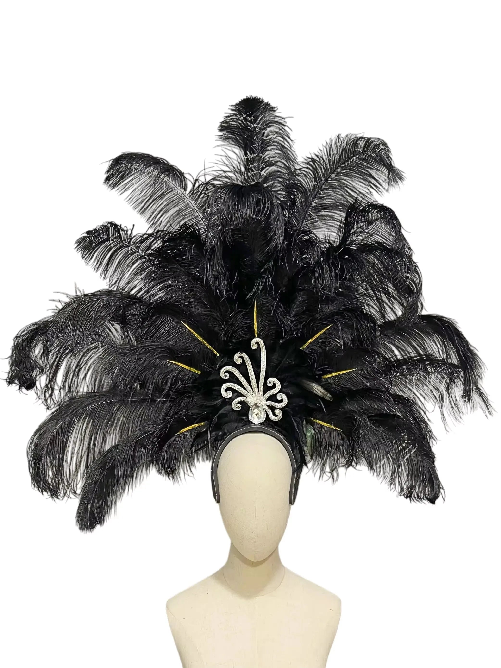 The Stardust Dionysia Masquerade Crown – Carnival & Ball Samba Headdress by Stardust Starlets