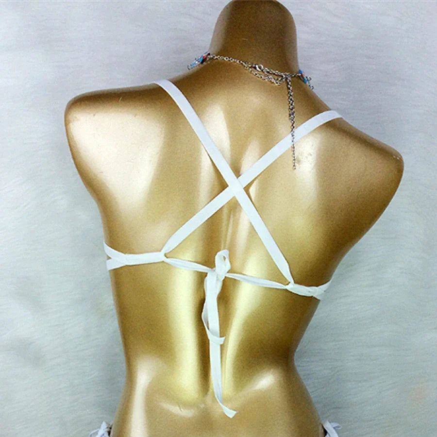 The Stardust Empress Royale – Deluxe Rhinestone Samba Carnival Wire Bra & High-Waist Panties 2-Piece Costume Set by Stardust Starlets