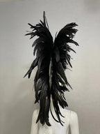 FASHIONABLE AND EXQUISITE HEADDRESS FEATHERS SAMBA DANCE CARNIVAL HALLOWEEN PARTY LATIN DANCE BAR PERFORMANCE HAT MASQUERADE by Stardust Starlets