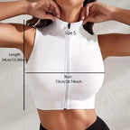 Versatile Breathable Activewear Vest Top by Femme Fit Activewear
