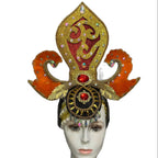 The Stardust Empress – Deluxe Feathered Samba & Carnival Crown by Stardust Starlets