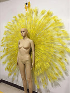 The Stardust Victoria Cabaret – Deluxe Angel Feather Wing & Headdress Stage Costume Set by Stardust Starlets